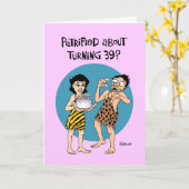 39e verjaardag van de man kaart (Gele Bloem)