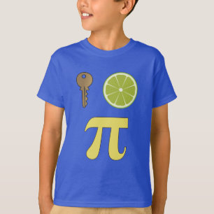 3.14 Belangrijke Limoen Pie Pi Pun Funny Wiskunde  T-shirt