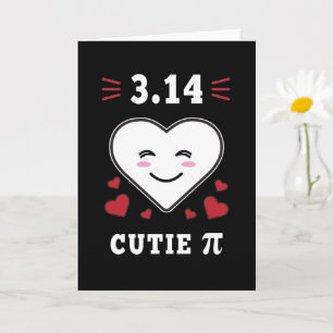 3.14 Hart Lief Pi Grappige Wiskunde Grap Kaart