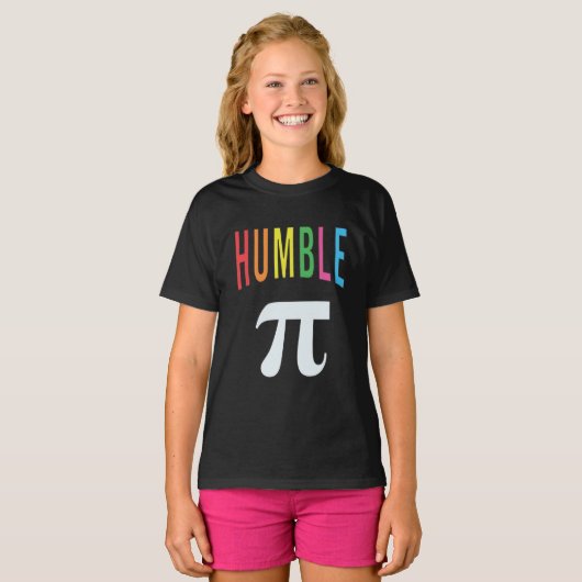 3.14 Humble Pie Pi Pun Drôle Math T-Shirt (Devant entier)
