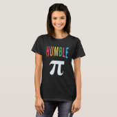 3.14 Humble Pie Pi Pun Funny Wiskunde Joke T-Shirt (Voorkant volledig)