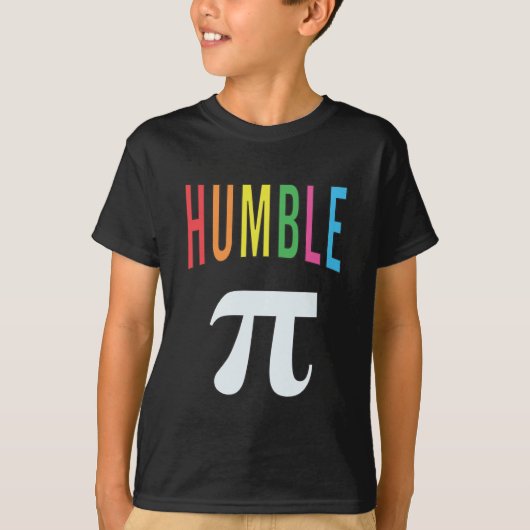 3.14 Humble Pie Pi Pun Funny Wiskunde Joke T-Shirt (Voorkant)