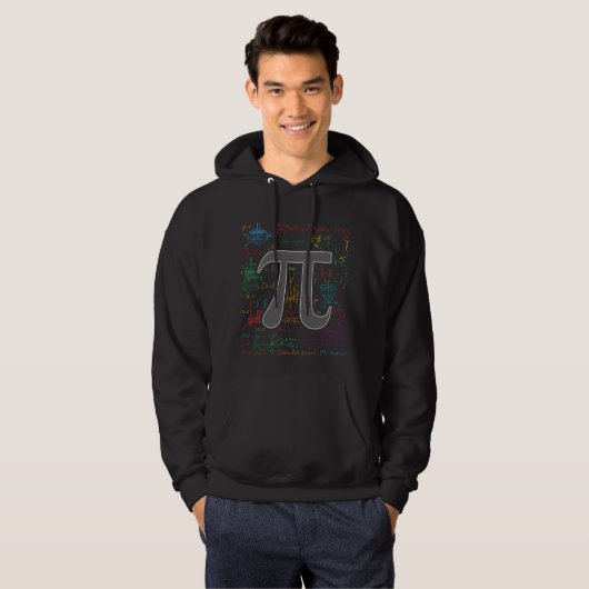 3,14 Mathe Formeln Irrationale Zahl Pi Hoodie (Voorkant volledig)