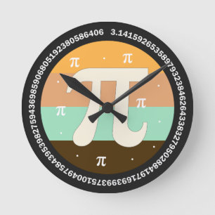 3.14 Nationale Pi Dag Design - Pi Dag Cadeau Idee Ronde Klok