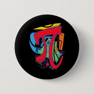 3.14 Ontwerp van de Wiskunde voor PI-dag Ronde Button 5,7 Cm