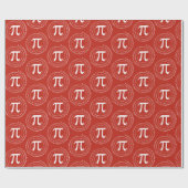 3.14 PI nummer spiraalrood PI dag Cadeaupapier (Vlak)