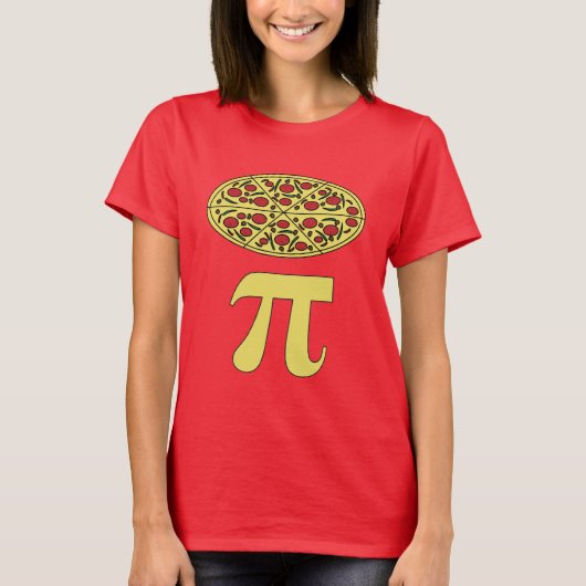 3.14 Pizza Pie Pi Pun Drôle Math T-Shirt (Devant)