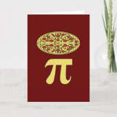 3.14 Pizza Pie Pi Pun Funny Wiskunde Joke Kaart (Voorkant)