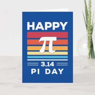 3.14  zonsopgang Happy Pi Day Kaart