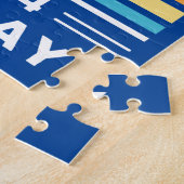 3.14 zonsopgang Happy Pi Day Legpuzzel (Zijkant)