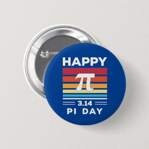 3.14 zonsopgang Happy Pi Day Ronde Button 5,7 Cm