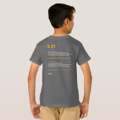 3.21 Down Syndrome Awareness Kinderen T-shirt (Achterkant volledig)