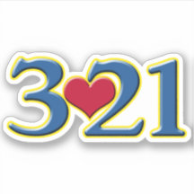 3-21 Wereld Downsyndroom Dag Sticker