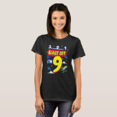 3 2 1 Blast off Verjaardagsfeestartikelen 9 jaar o T-shirt (Voorkant volledig)