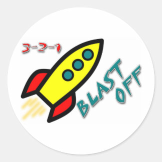 3-2-1 BLAST UIT RONDE STICKER