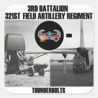 3-321 FAR Legacy-stickers Vierkante Sticker