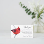 3,54x2,165 Carte photo de Merci funéraire cardinal (Debout devant)