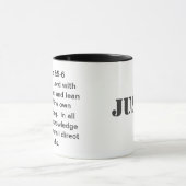 3:5 de proverbes - tasse customisée par 6 (Centre)