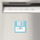3,5 inch diskettes met label voor Geek Nerds Magneet (Insitu (Vaatwasser))