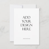 3,5-inch x5-inch verticale Kaart afdrukken Upload (Voorkant)