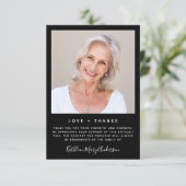 3,5-inch x5-sympathie begrafenisgeheugen BEDANKT U (Staand voorkant)