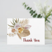 3,5-inch x 5-inch flat-panelkaart bedankkaart (Staand voorkant)