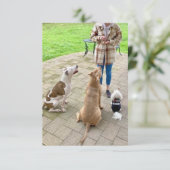 3,5-inch x 5-inch flat-panelkaart bedankkaart (Staand voorkant)