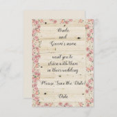 3,5 po x 5 po à plat Enregistrer la carte de date (Devant / Derrière)