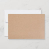 3,5"x5" Bedankkaart Verjaardag Bedankt (Achterkant)