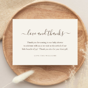 3,5" x 5" Bedankt Cadeau Baby Shower Persoonlijk