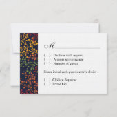 3,5 x 5 - Cartes de réponse du Mariage de automne (Dos)