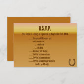 3.5 x 5 R.S.V.P Reply Kaart Wagonwiel/Hoefijzer (Voorkant / Achterkant)