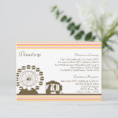 3.5 x 5 Richting Kaart Carnaval Circus Fun (Staand voorkant)