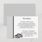 3.5 x 5 Richting Kaart Zijn/Hers Diamant Bruiloft (Voorkant / Achterkant)