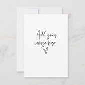 3,5 x 5 RSVP Réponse Modèle de carte de réponse (Dos)