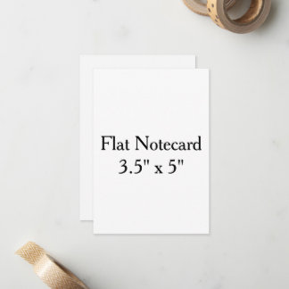 3,5" x 5" vierkante platte notitiekaart notitiekaartje