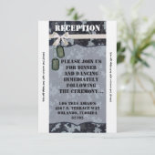 3,5 x 7 Carte de réception Marine NUMÉRIQUE IMPRIM (Debout devant)