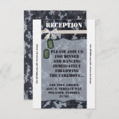 3,5 x 7 Carte de réception Marine NUMÉRIQUE IMPRIM (Devant / Derrière)