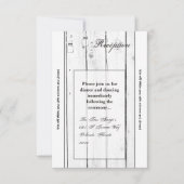 3,5 x 7 Carte de réception Mason Jar Chaîne Lumièr (Devant)