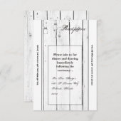 3,5 x 7 Carte de réception Mason Jar Chaîne Lumièr (Devant / Derrière)