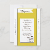 3,5 x 7 Carte de réception Mason Jar Pays Vase Rus (Devant)