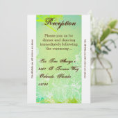 3,5 x 7, carte de réception Printemps Hibiscus Flo (Debout devant)