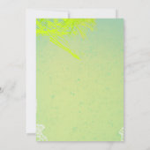 3,5 x 7, carte de réception Printemps Hibiscus Flo (Dos)