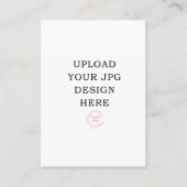 3.5x2.5 Prayer Kaart - Upload uw eigen ontwerp Visitekaartje (Voorkant)