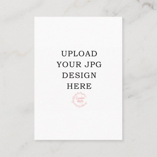 3.5x2.5 Prayer Kaart - Upload uw eigen ontwerp Visitekaartje (Achterkant)