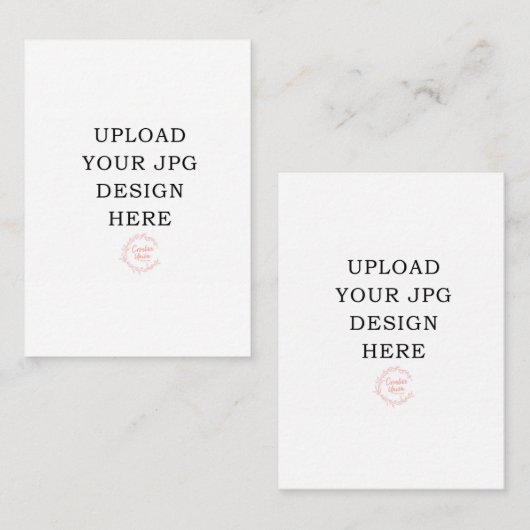 3.5x2.5 Prayer Kaart - Upload uw eigen ontwerp Visitekaartje (Voorkant / Achterkant)