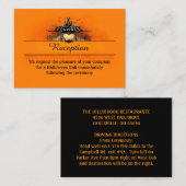 3.5x2.5 Receptie Kaarten - Halloween Liefde (Voorkant / Achterkant)