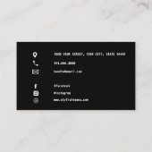 3,5x2 ontwerp Print Premium Visitekaartje (Achterkant)