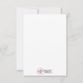 3,5x5 Carte de réception Botte de cowboy Botte d'é (Dos)