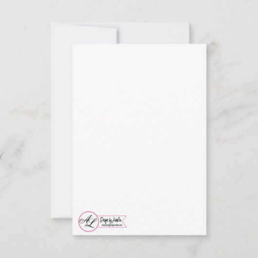 3.5x5 Carte de réception Country Wood Key to my He (Dos)